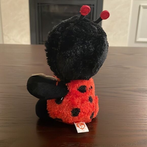 Ty Beanie Boos Izzy the Ladybug Excellent Condition NWT 6” tall Blue Eyes - Picture 4 of 8